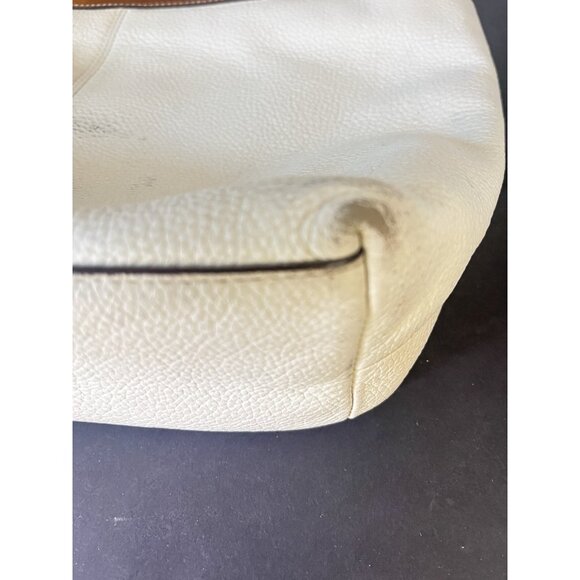 COACH Penelope Cream Pebbled Leather Tote Satchel Shoulder Bag Purse READ - Picture 9 of 16